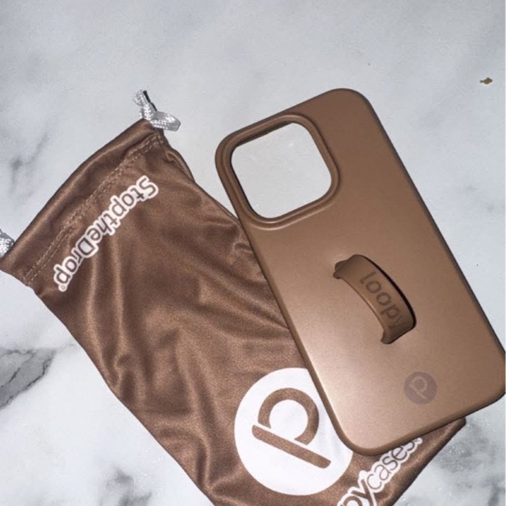 Loopy Case Brown Protective Phone Case with Slim Design